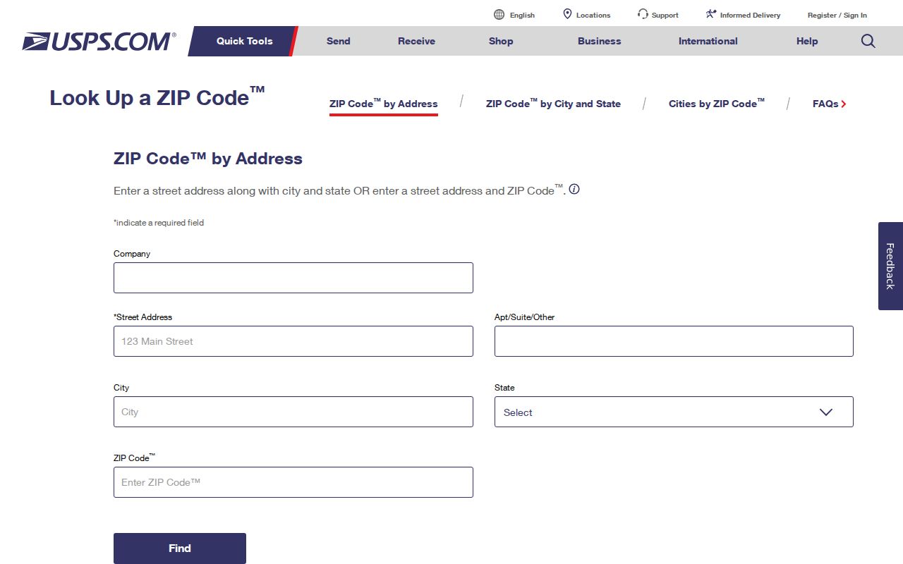 Waxhaw ZIP code directory USPS address lookup